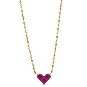 STAR JEWELRY Pendant Necklace 18K Ruby Gold